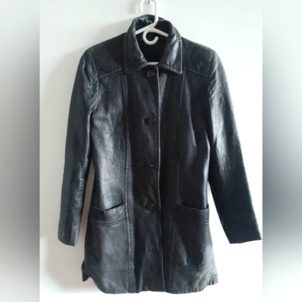 Leather Coat From Danier Canada